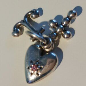 Authentic Pandora Faith Hope Love Charm